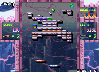 Arkanoid Returns (Ver 2.02J 1997+02+10) Screenshot 1